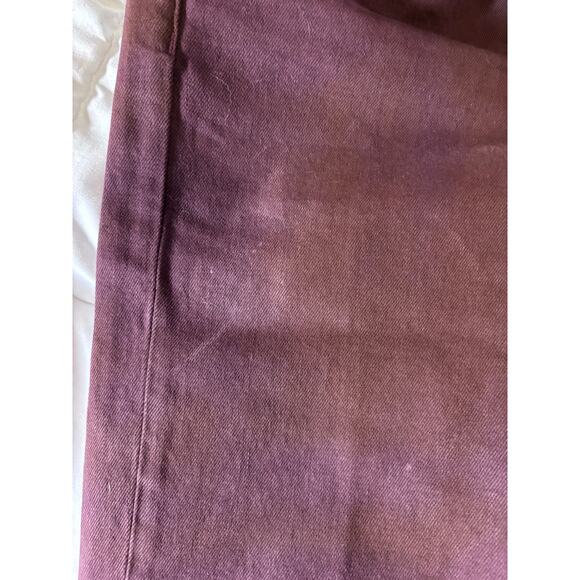 THE GREAT. “The Rider” Wide Leg Jean — Size 25 — Wine/Burgundy - Picture 15 of 15